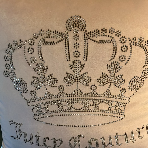 ✨Juicy Couture htf 💎BLING💎 gorgeous throw / accent pillow NWT - Picture 8 of 16